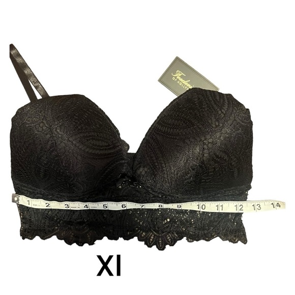 Fredericks of Hollywood Finley black lace bra size M and XL NWT - Picture 5 of 8